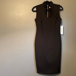 Calvin Klein Black Midi Dress